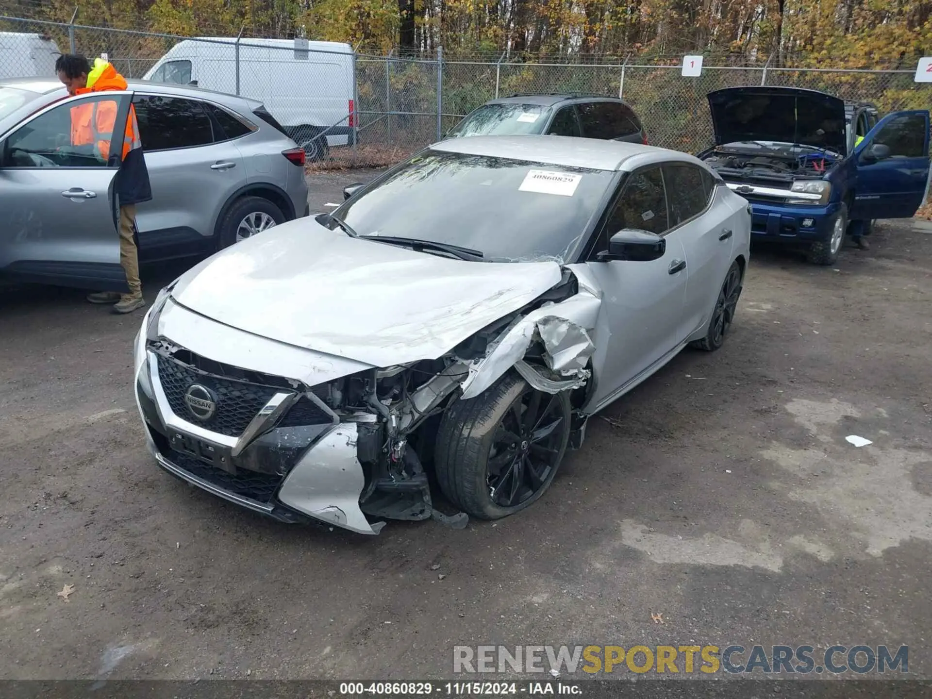 2 fotografías del automóvil dañado 1N4AA6BV9LC383538 NISSAN MAXIMA 2020