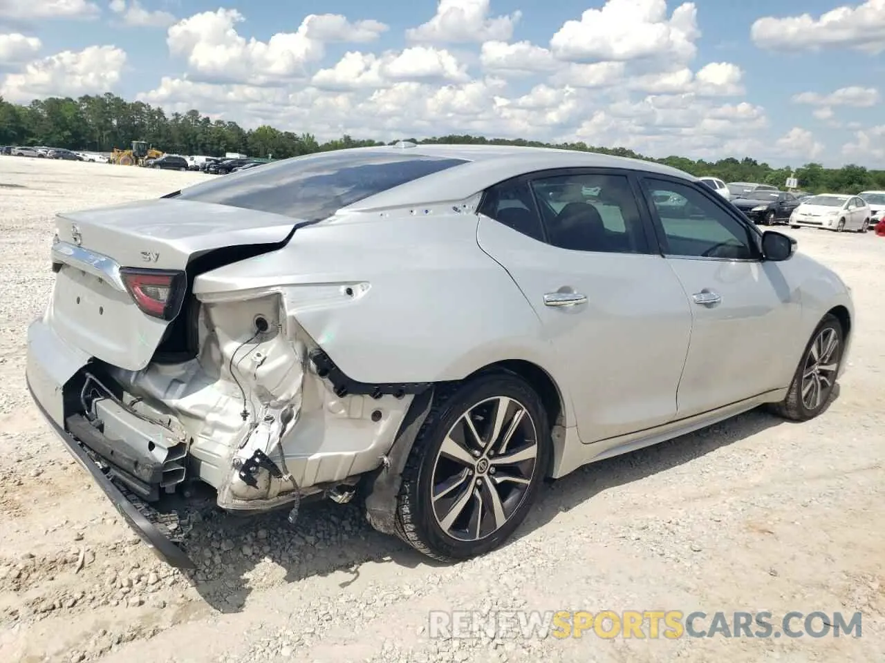 3 fotografías del automóvil dañado 1N4AA6CV0LC367243 NISSAN MAXIMA 2020