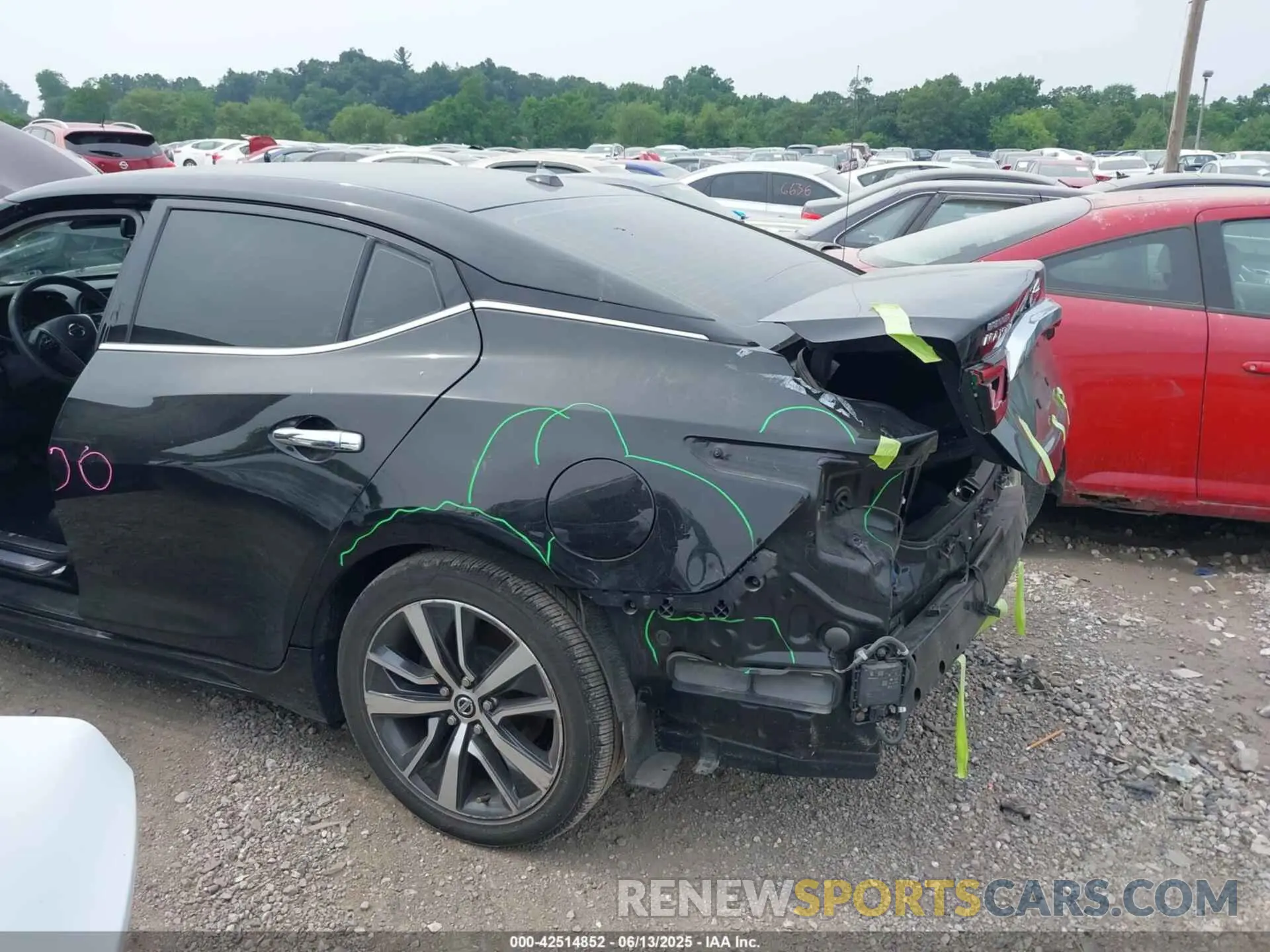 6 fotografías del automóvil dañado 1N4AA6CV3LC360108 NISSAN MAXIMA 2020