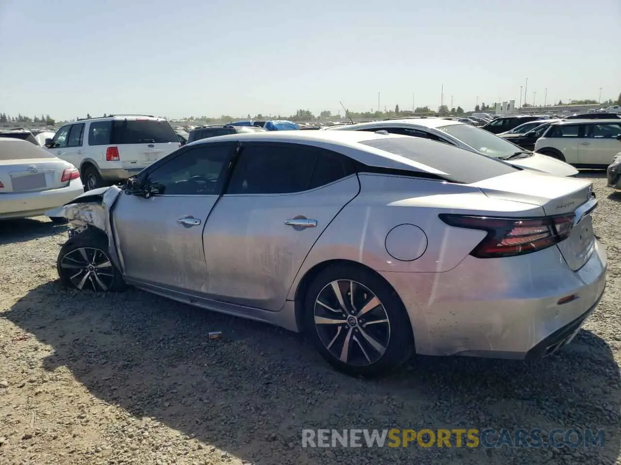 2 fotografías del automóvil dañado 1N4AA6CV3LC370749 NISSAN MAXIMA 2020