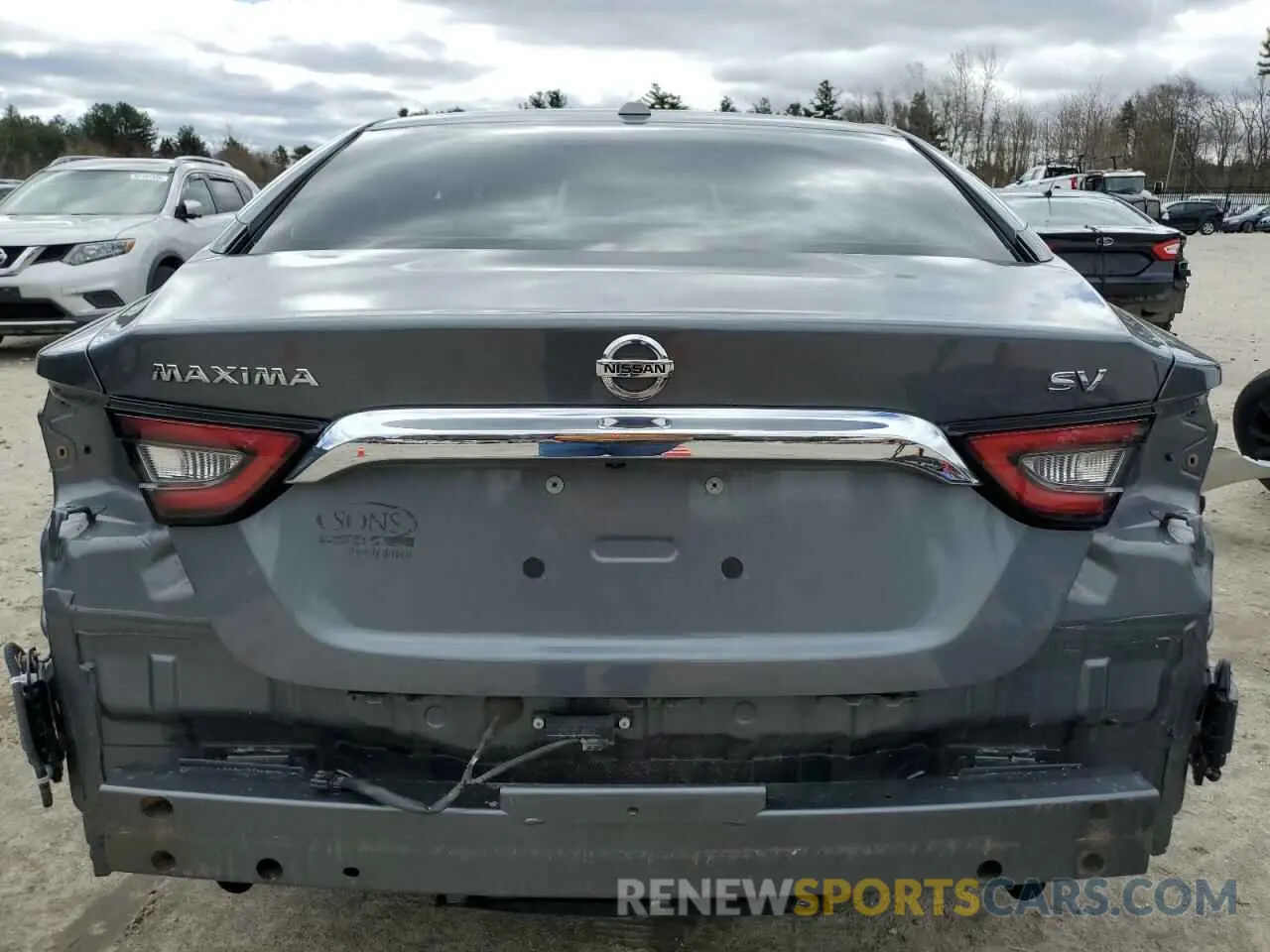 6 fotografías del automóvil dañado 1N4AA6CV4LC380612 NISSAN MAXIMA 2020