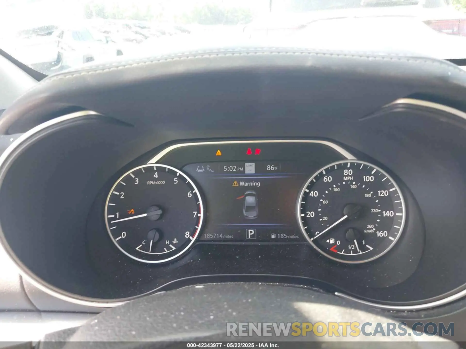 7 fotografías del automóvil dañado 1N4AA6CV5LC361521 NISSAN MAXIMA 2020