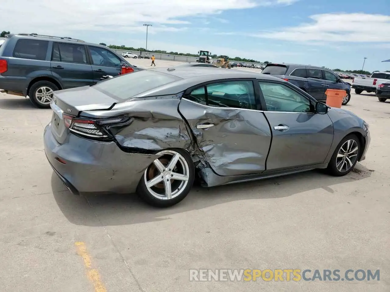 3 fotografías del automóvil dañado 1N4AA6CV5LC362619 NISSAN MAXIMA 2020