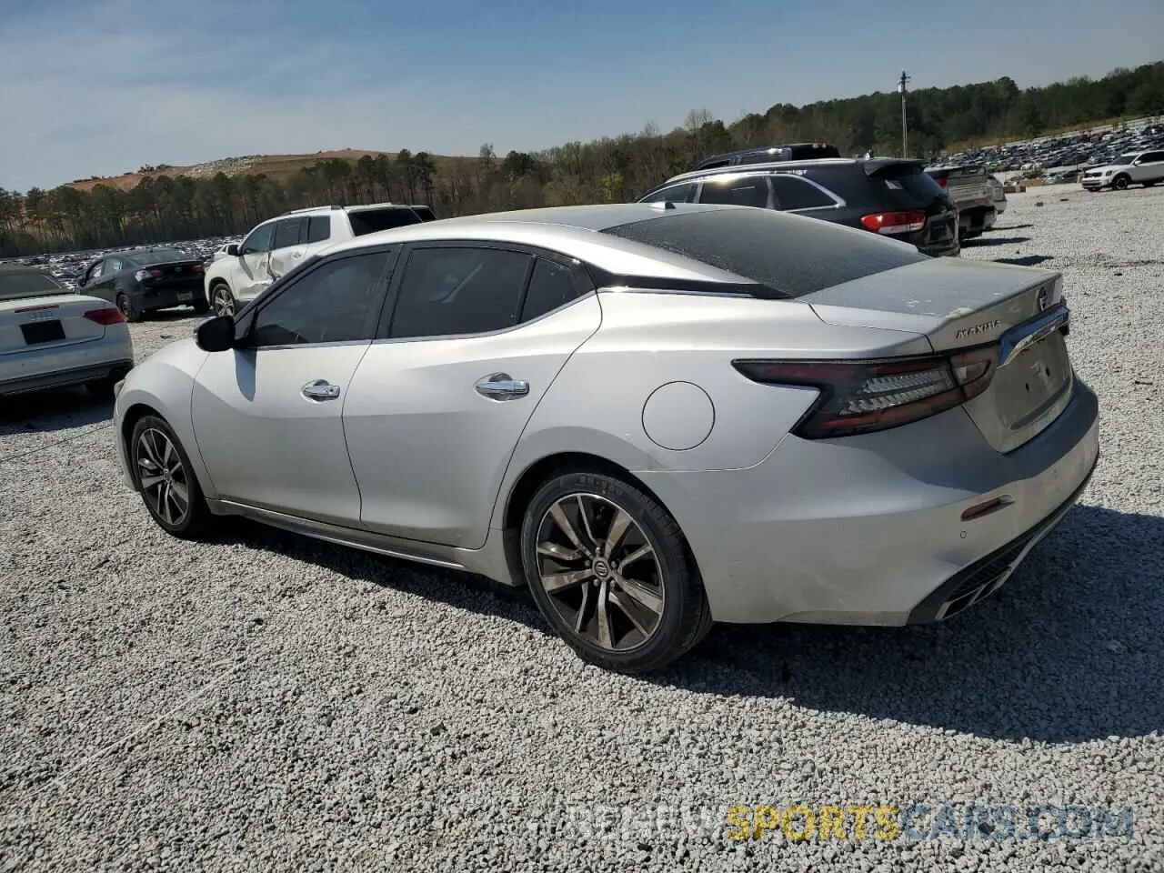 2 fotografías del automóvil dañado 1N4AA6CV6LC363133 NISSAN MAXIMA 2020
