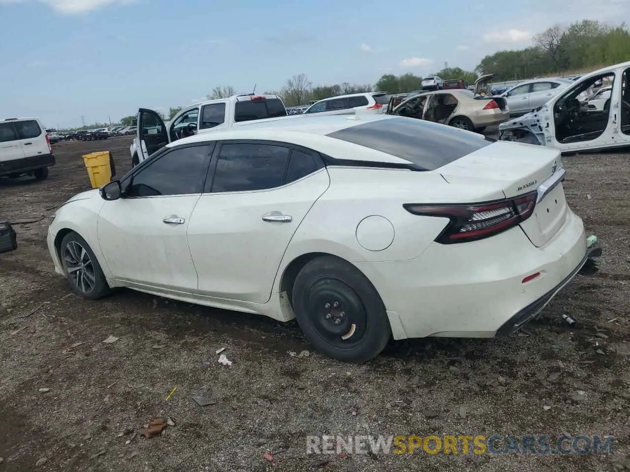 2 fotografías del automóvil dañado 1N4AA6CV6LC376495 NISSAN MAXIMA 2020