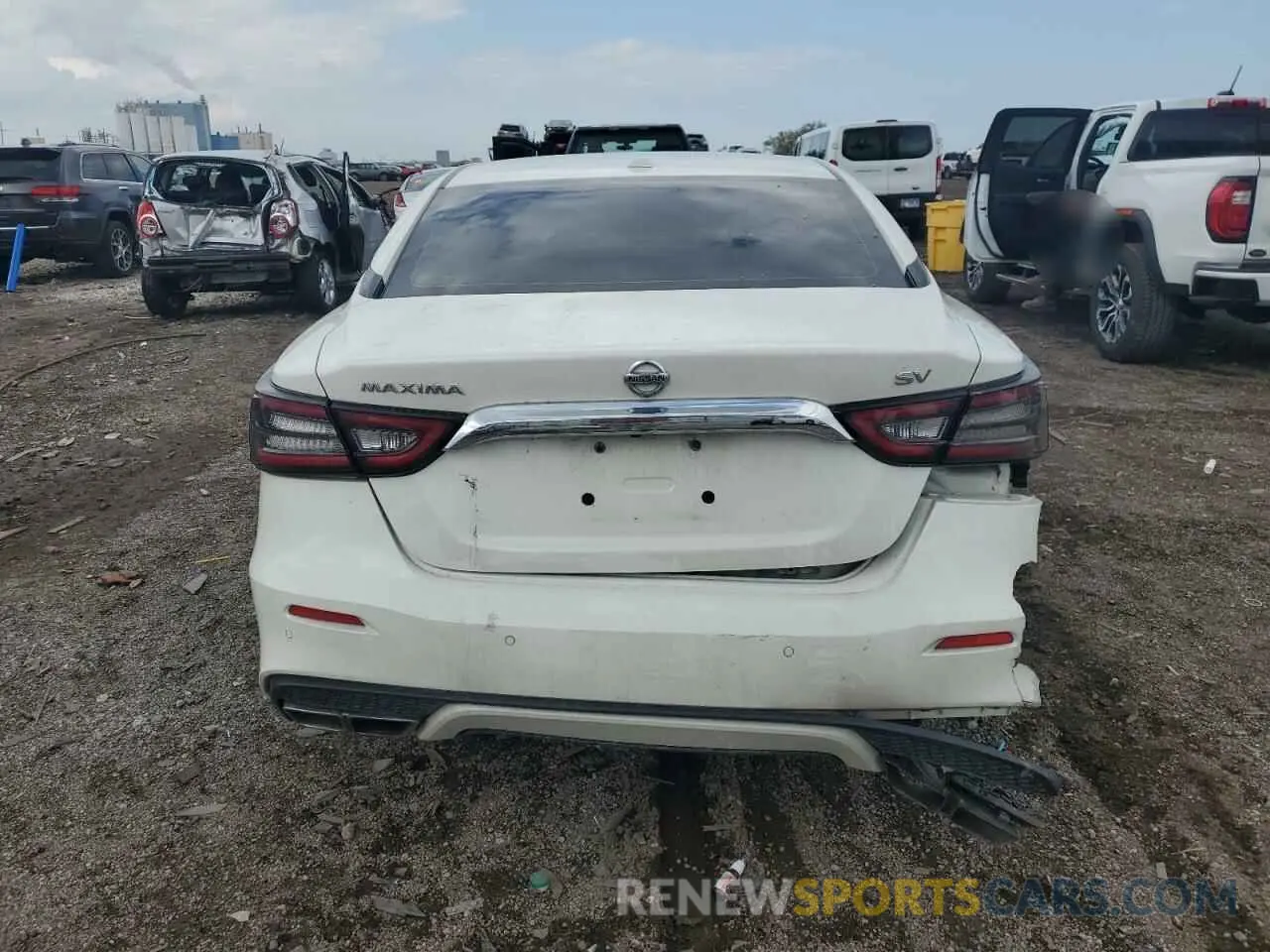 6 fotografías del automóvil dañado 1N4AA6CV6LC376495 NISSAN MAXIMA 2020