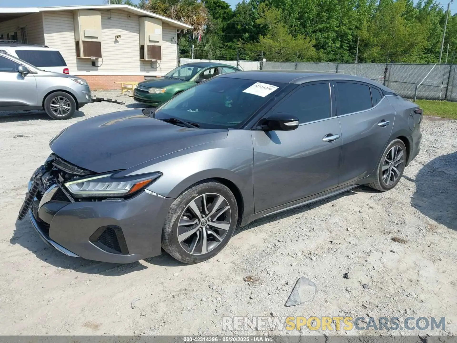 2 fotografías del automóvil dañado 1N4AA6CV7LC373623 NISSAN MAXIMA 2020