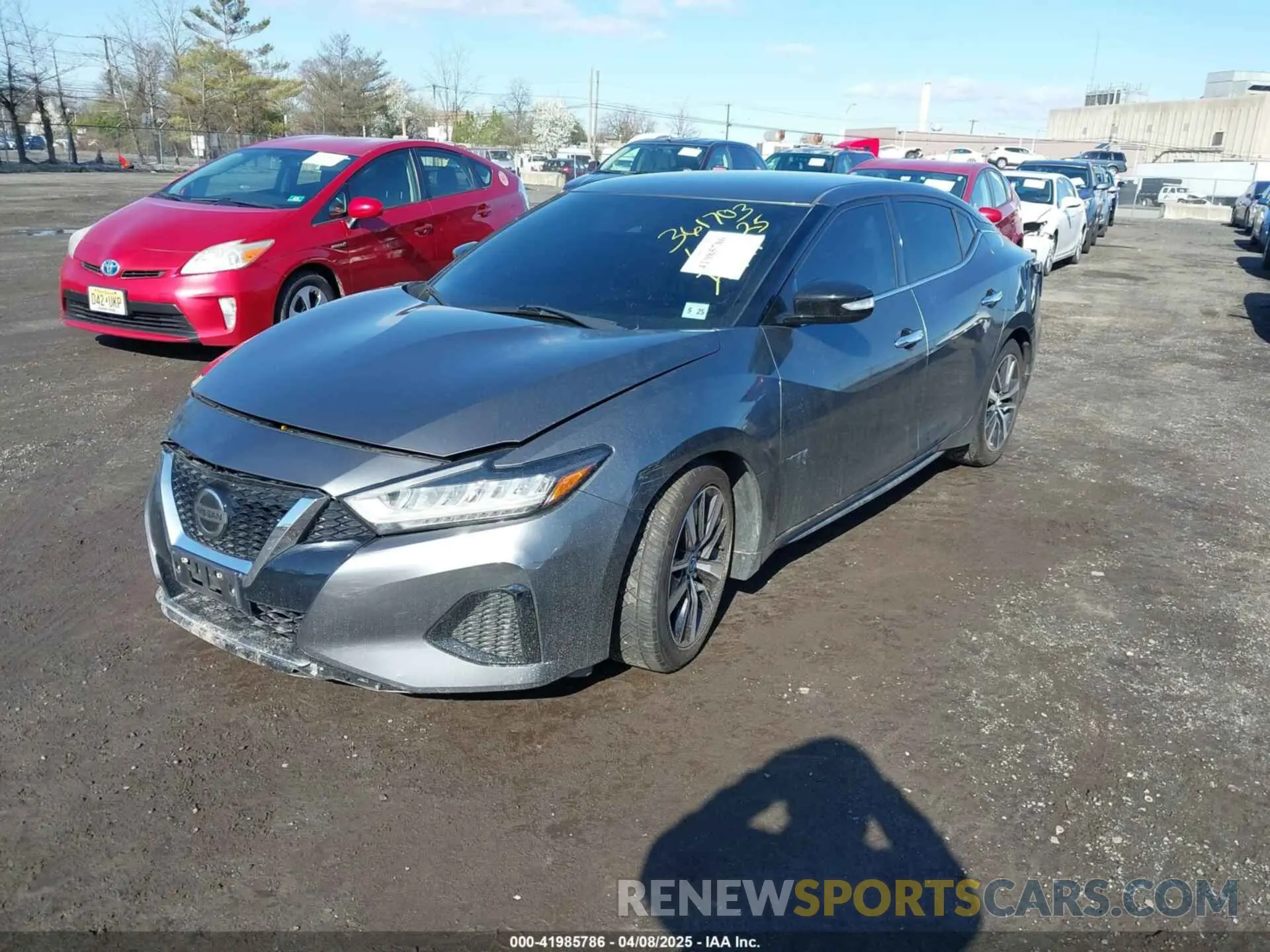 2 fotografías del automóvil dañado 1N4AA6CV7LC375923 NISSAN MAXIMA 2020
