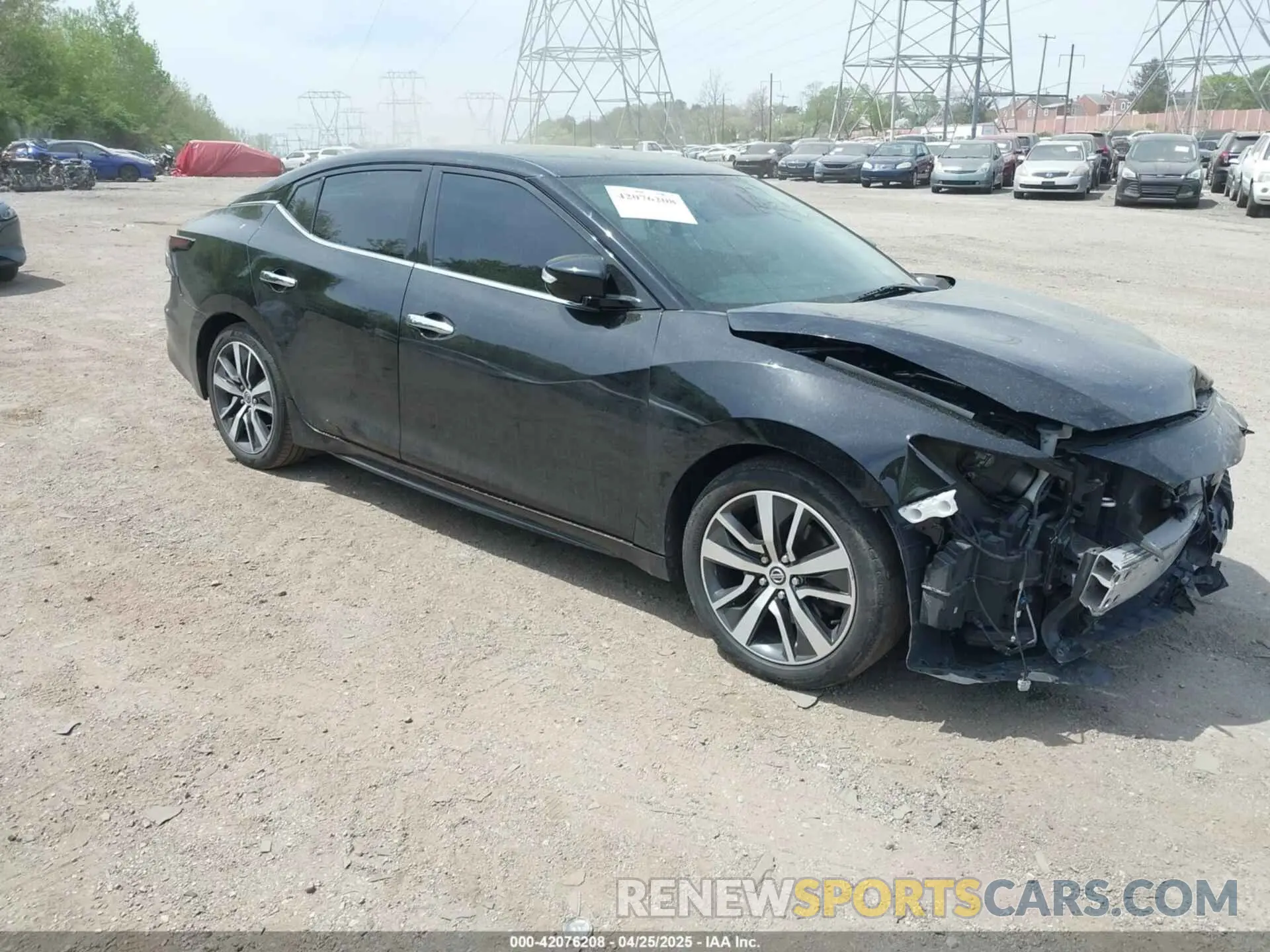 1 fotografías del automóvil dañado 1N4AA6CV9LC363529 NISSAN MAXIMA 2020