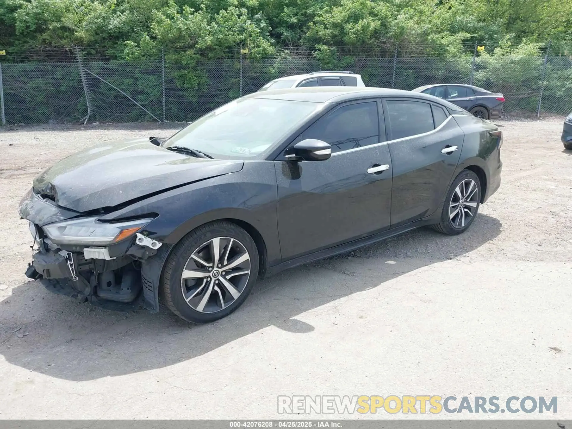 2 fotografías del automóvil dañado 1N4AA6CV9LC363529 NISSAN MAXIMA 2020