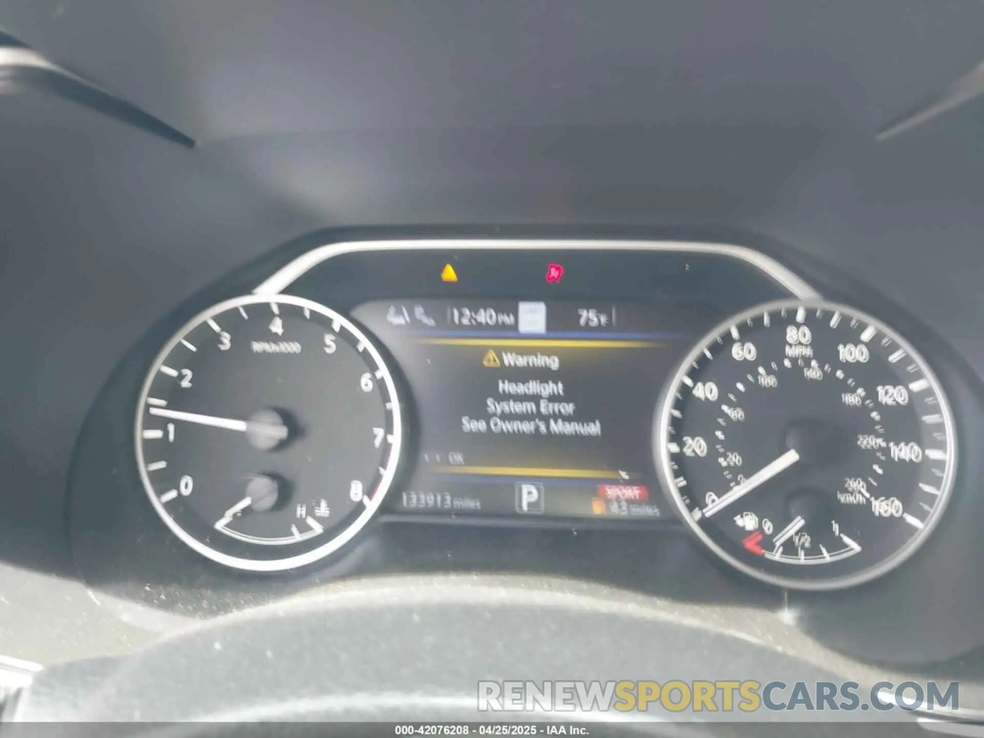 7 fotografías del automóvil dañado 1N4AA6CV9LC363529 NISSAN MAXIMA 2020