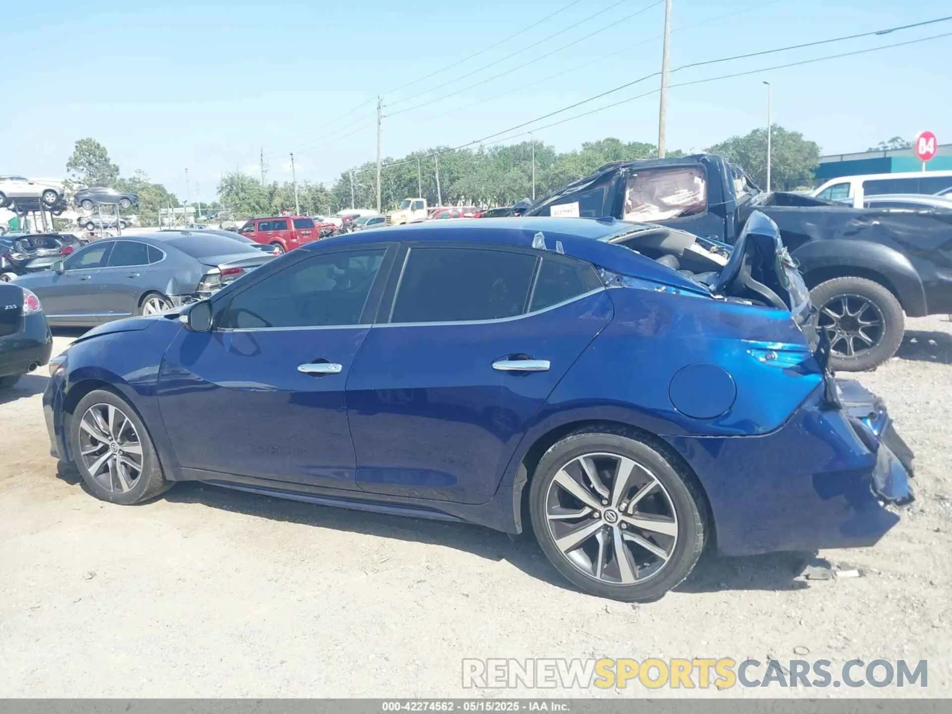 14 fotografías del automóvil dañado 1N4AA6CV9LC372859 NISSAN MAXIMA 2020