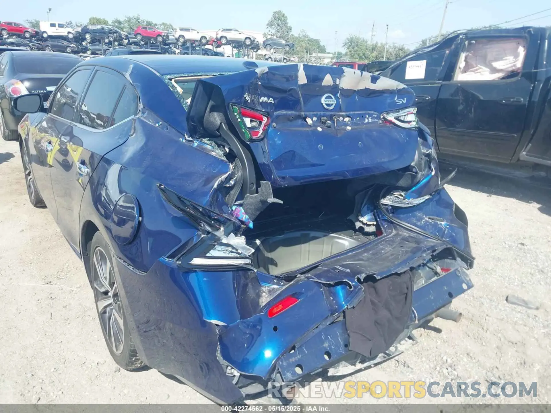 6 fotografías del automóvil dañado 1N4AA6CV9LC372859 NISSAN MAXIMA 2020