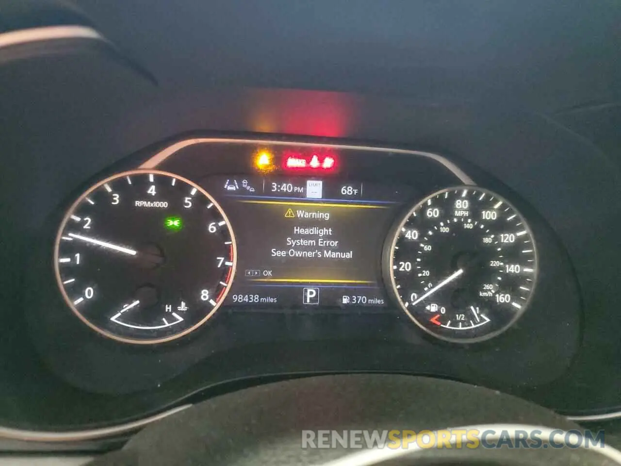 9 fotografías del automóvil dañado 1N4AA6CVXLC369534 NISSAN MAXIMA 2020