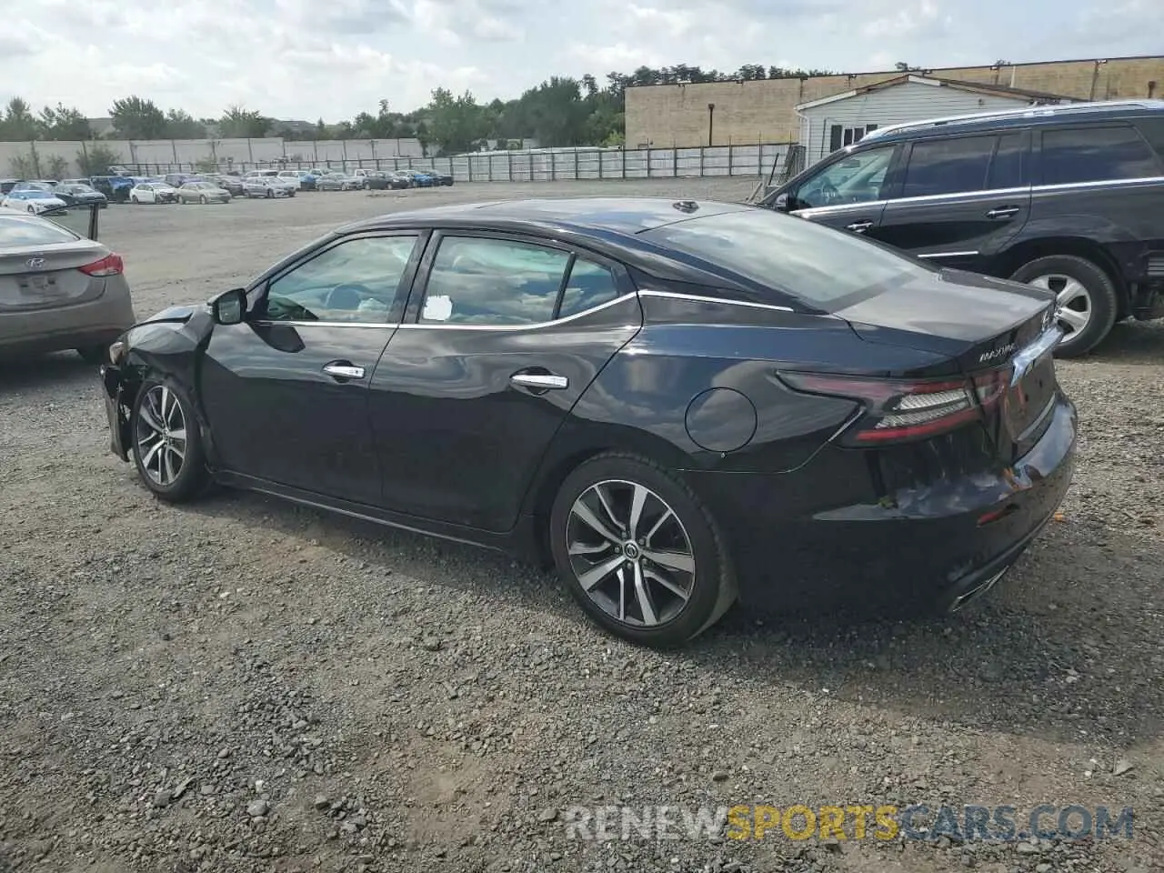 2 fotografías del automóvil dañado 1N4AA6DV1LC377357 NISSAN MAXIMA 2020