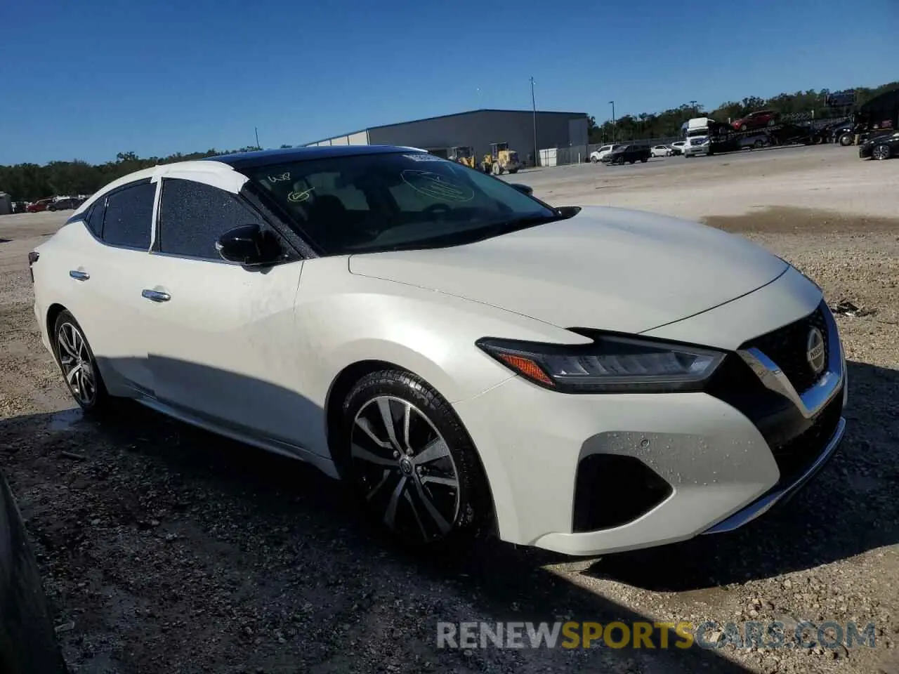 4 fotografías del automóvil dañado 1N4AA6DV1LC383692 NISSAN MAXIMA 2020