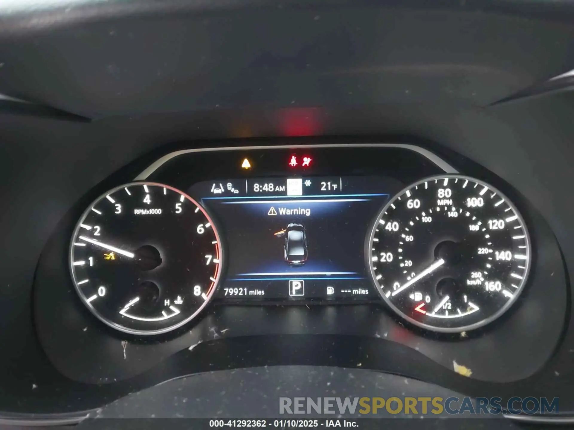 7 fotografías del automóvil dañado 1N4AA6DV2LC377576 NISSAN MAXIMA 2020