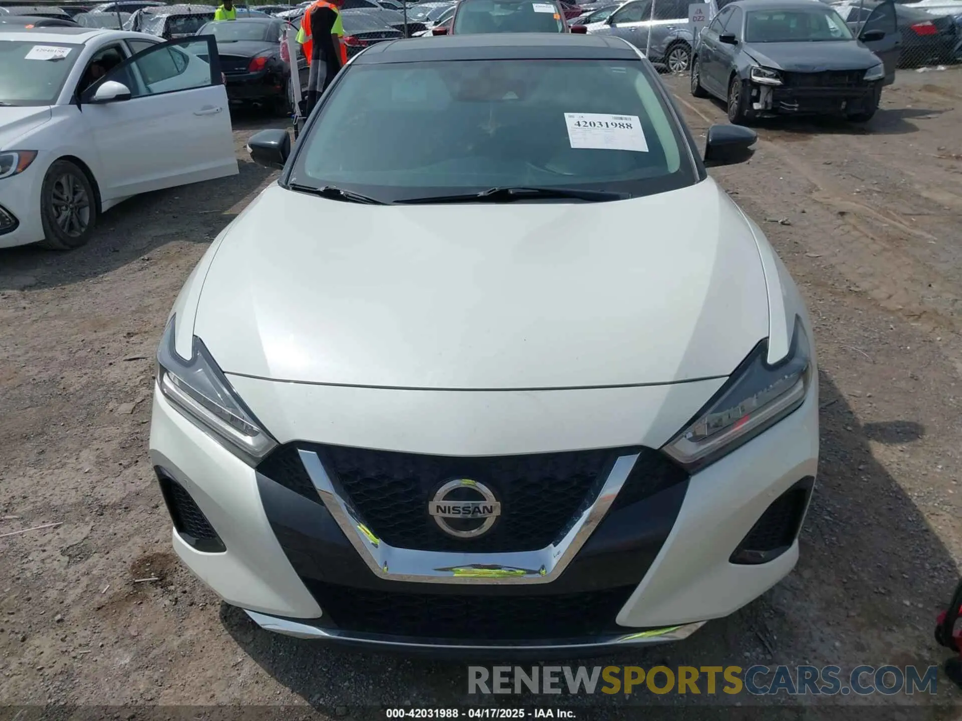 6 fotografías del automóvil dañado 1N4AA6DV2LC380011 NISSAN MAXIMA 2020