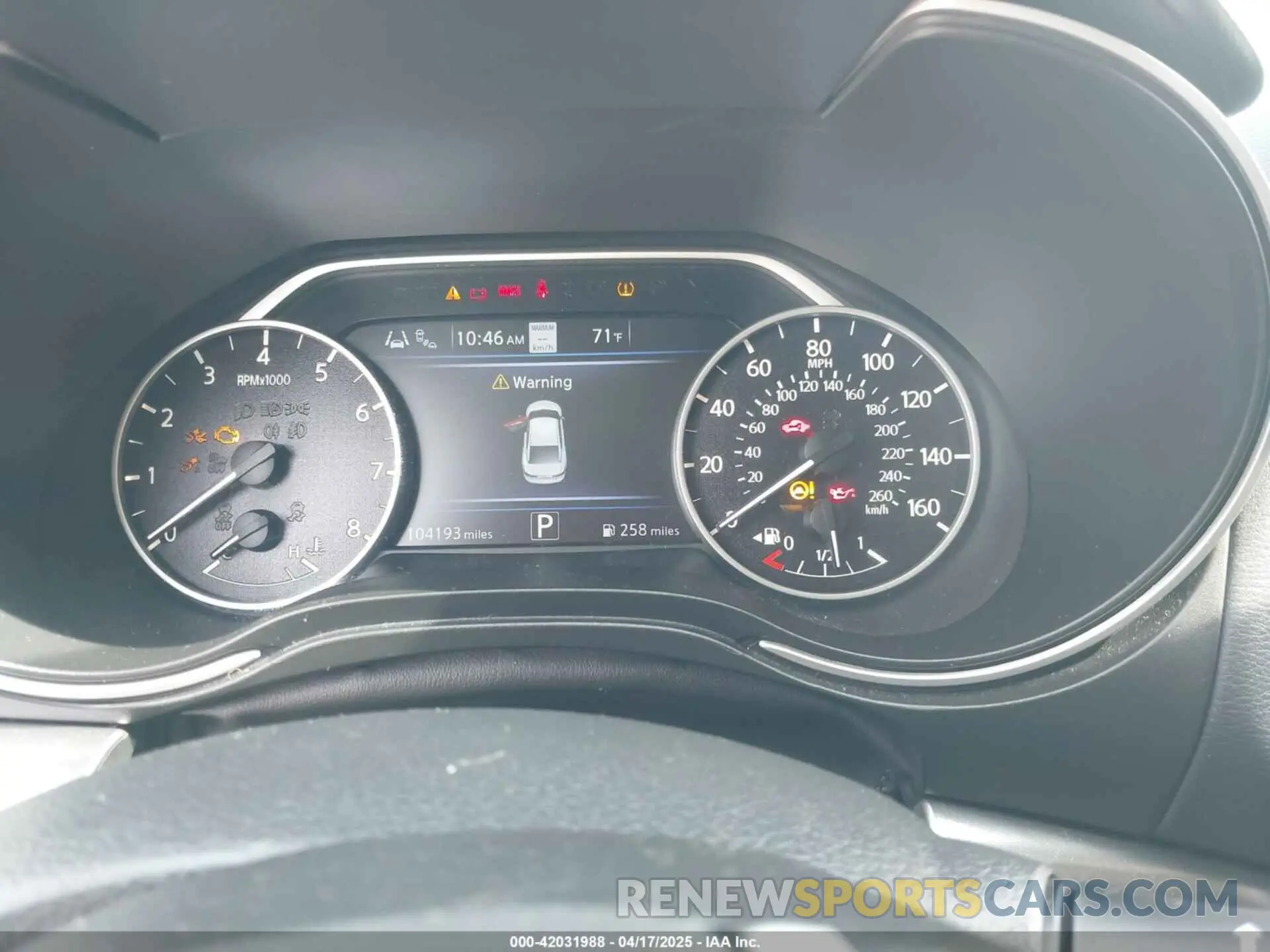 7 fotografías del automóvil dañado 1N4AA6DV2LC380011 NISSAN MAXIMA 2020