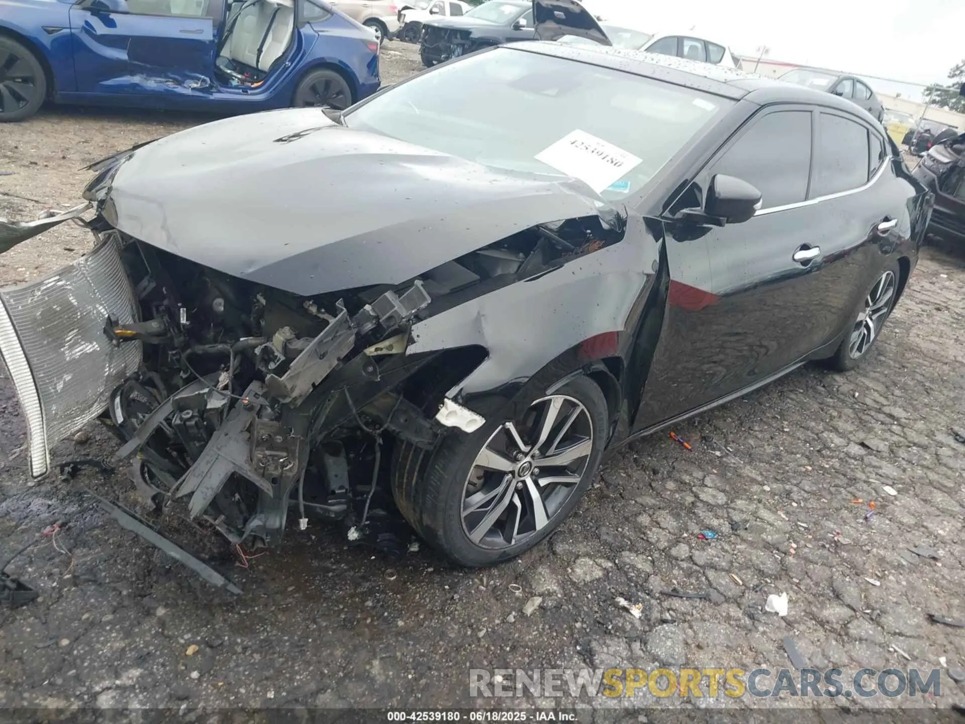 2 fotografías del automóvil dañado 1N4AA6DV4LC372394 NISSAN MAXIMA 2020