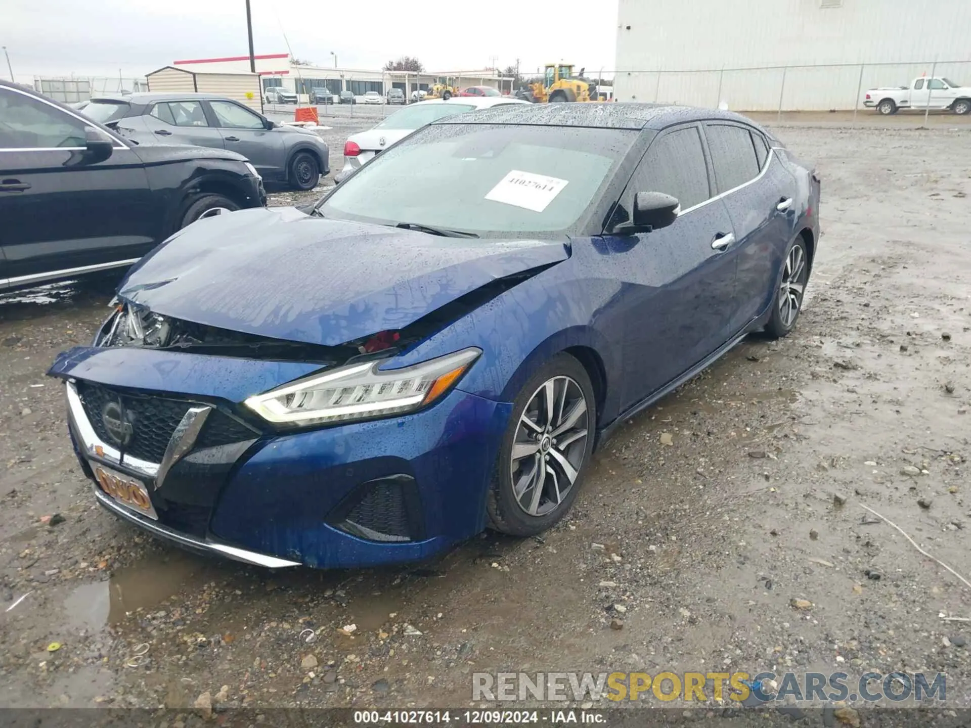 2 fotografías del automóvil dañado 1N4AA6DV4LC374386 NISSAN MAXIMA 2020