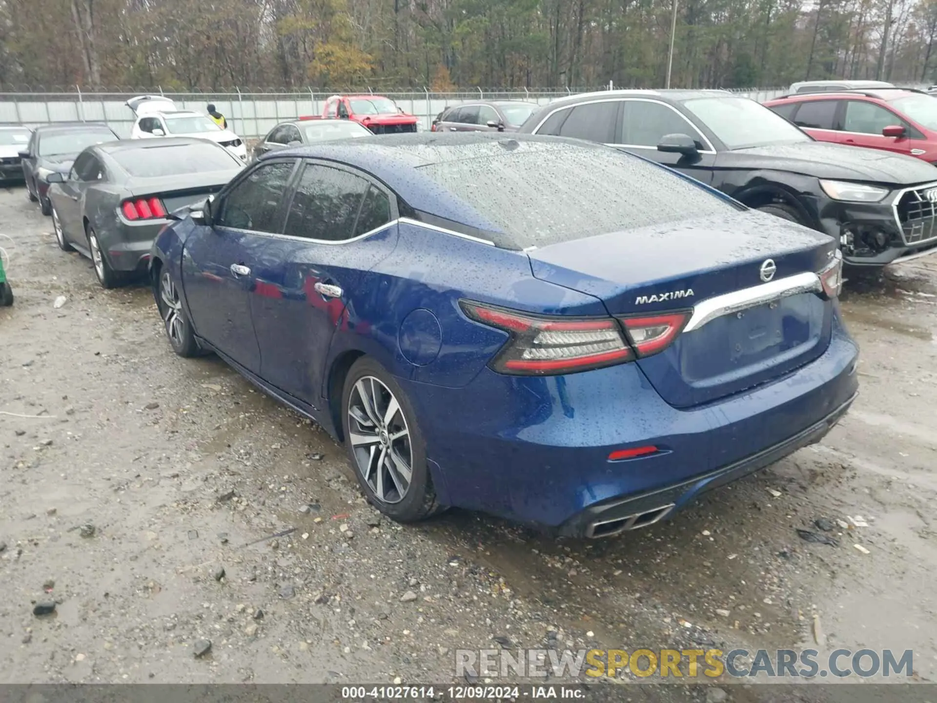 3 fotografías del automóvil dañado 1N4AA6DV4LC374386 NISSAN MAXIMA 2020