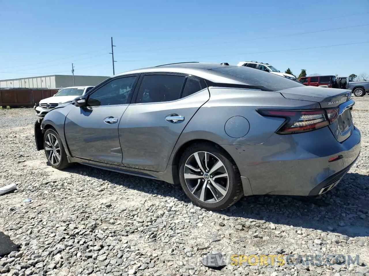2 fotografías del automóvil dañado 1N4AA6DV4LC379040 NISSAN MAXIMA 2020