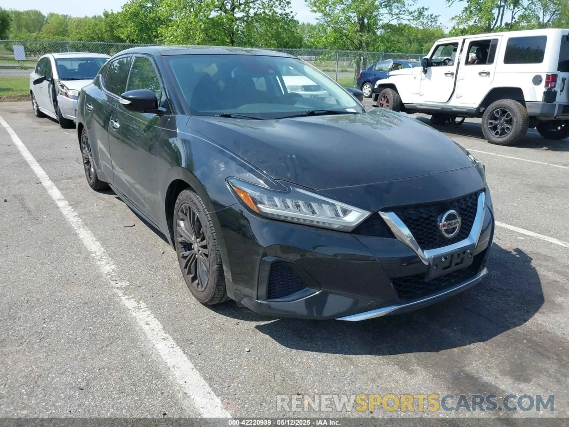 1 fotografías del automóvil dañado 1N4AA6DV5LC366300 NISSAN MAXIMA 2020