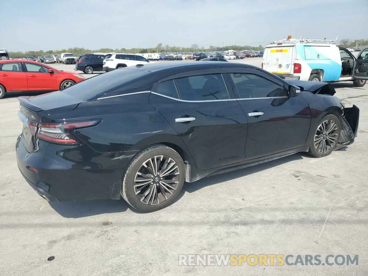 3 fotografías del automóvil dañado 1N4AA6DV5LC375370 NISSAN MAXIMA 2020