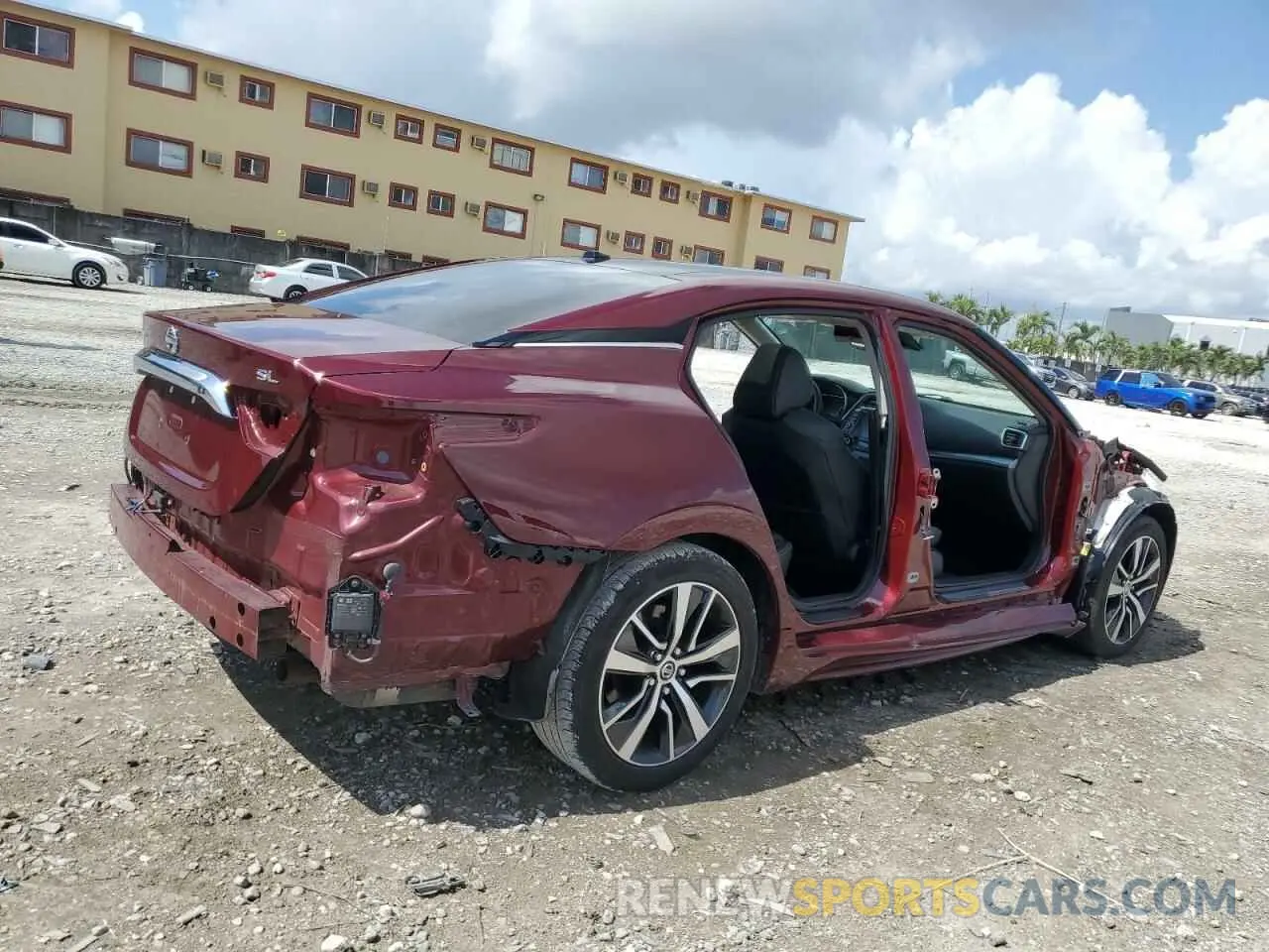 3 fotografías del automóvil dañado 1N4AA6DVXLC380449 NISSAN MAXIMA 2020