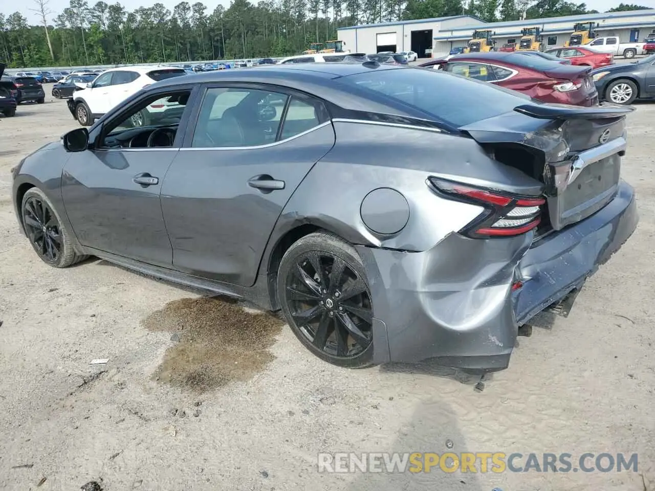 2 fotografías del automóvil dañado 1N4AA6EV7LC381427 NISSAN MAXIMA 2020
