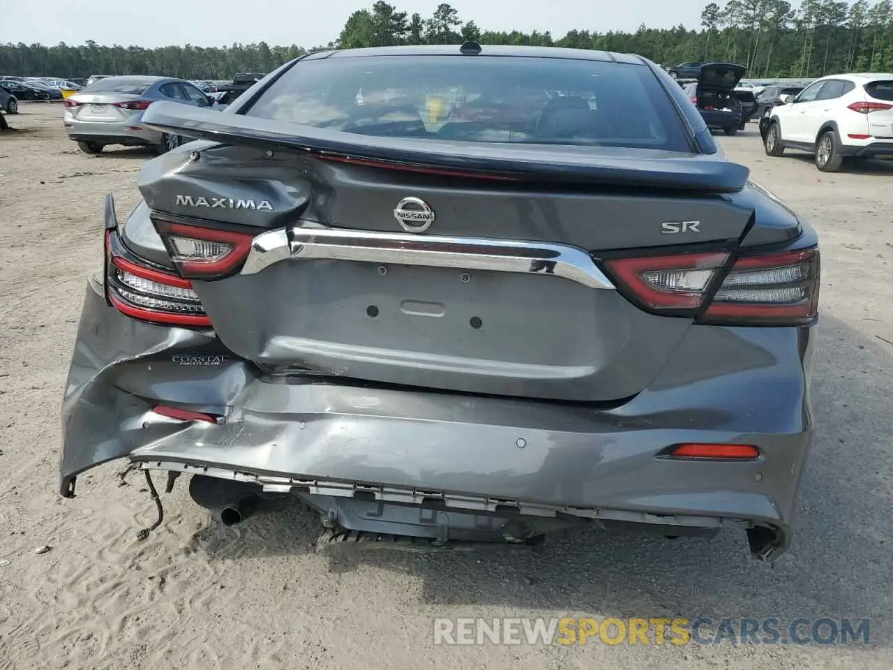 6 fotografías del automóvil dañado 1N4AA6EV7LC381427 NISSAN MAXIMA 2020