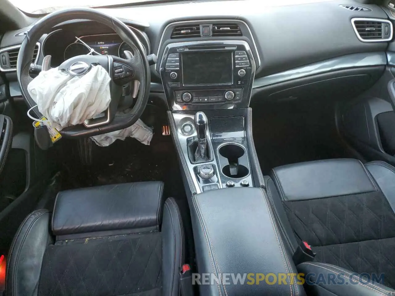 8 fotografías del automóvil dañado 1N4AA6EV8LC376916 NISSAN MAXIMA 2020