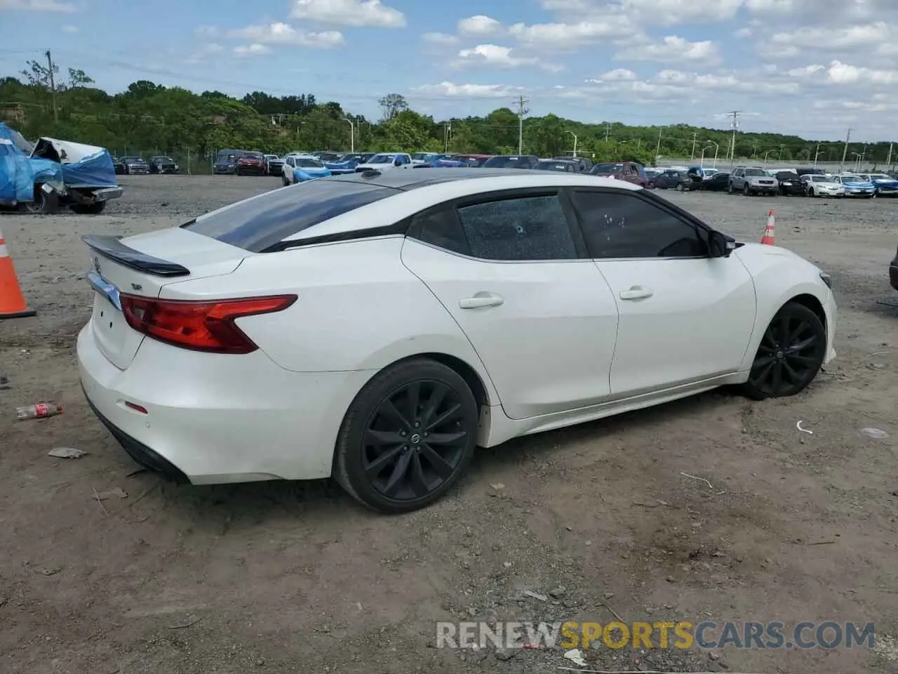 3 fotografías del automóvil dañado 1N4AA6EV8LC385227 NISSAN MAXIMA 2020