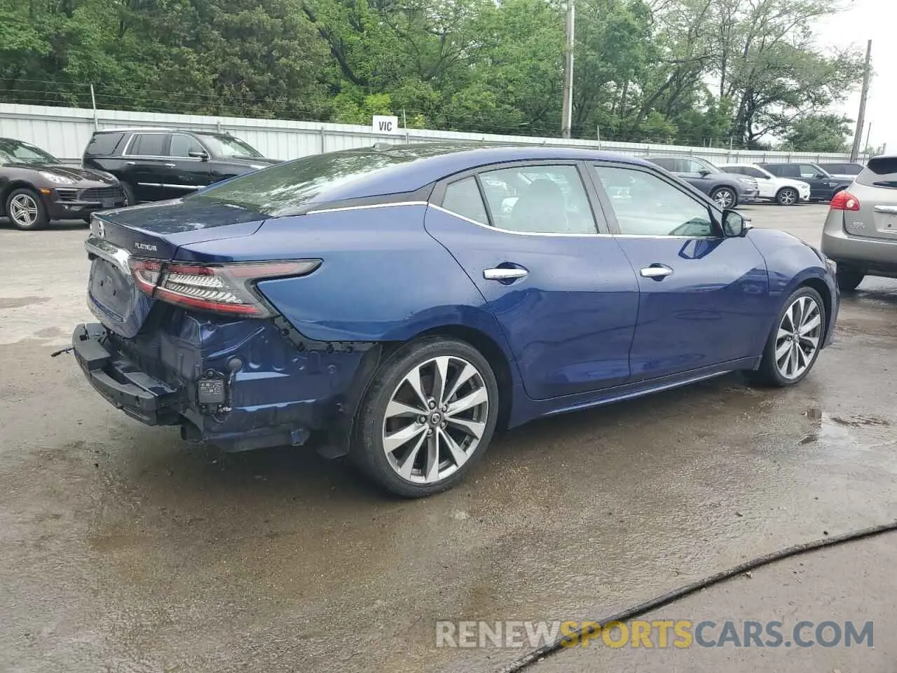 3 fotografías del automóvil dañado 1N4AA6FV4LC385434 NISSAN MAXIMA 2020