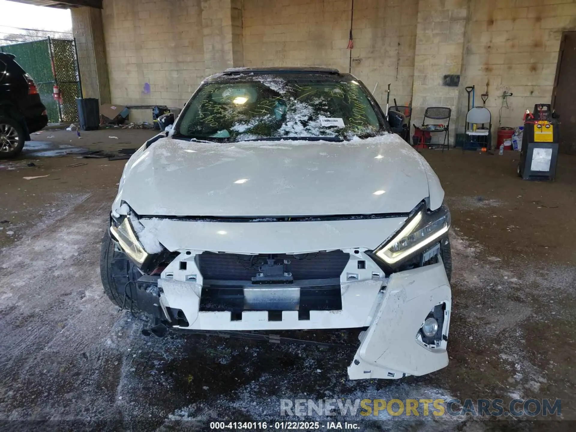 12 fotografías del automóvil dañado 1N4AA6FV5LC385023 NISSAN MAXIMA 2020