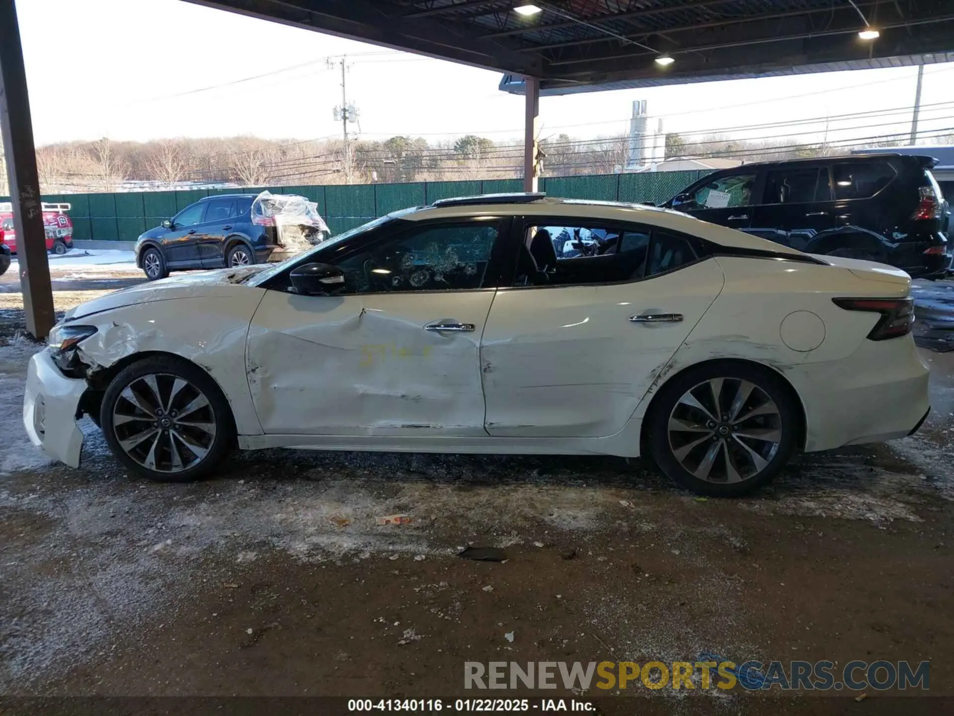 14 fotografías del automóvil dañado 1N4AA6FV5LC385023 NISSAN MAXIMA 2020