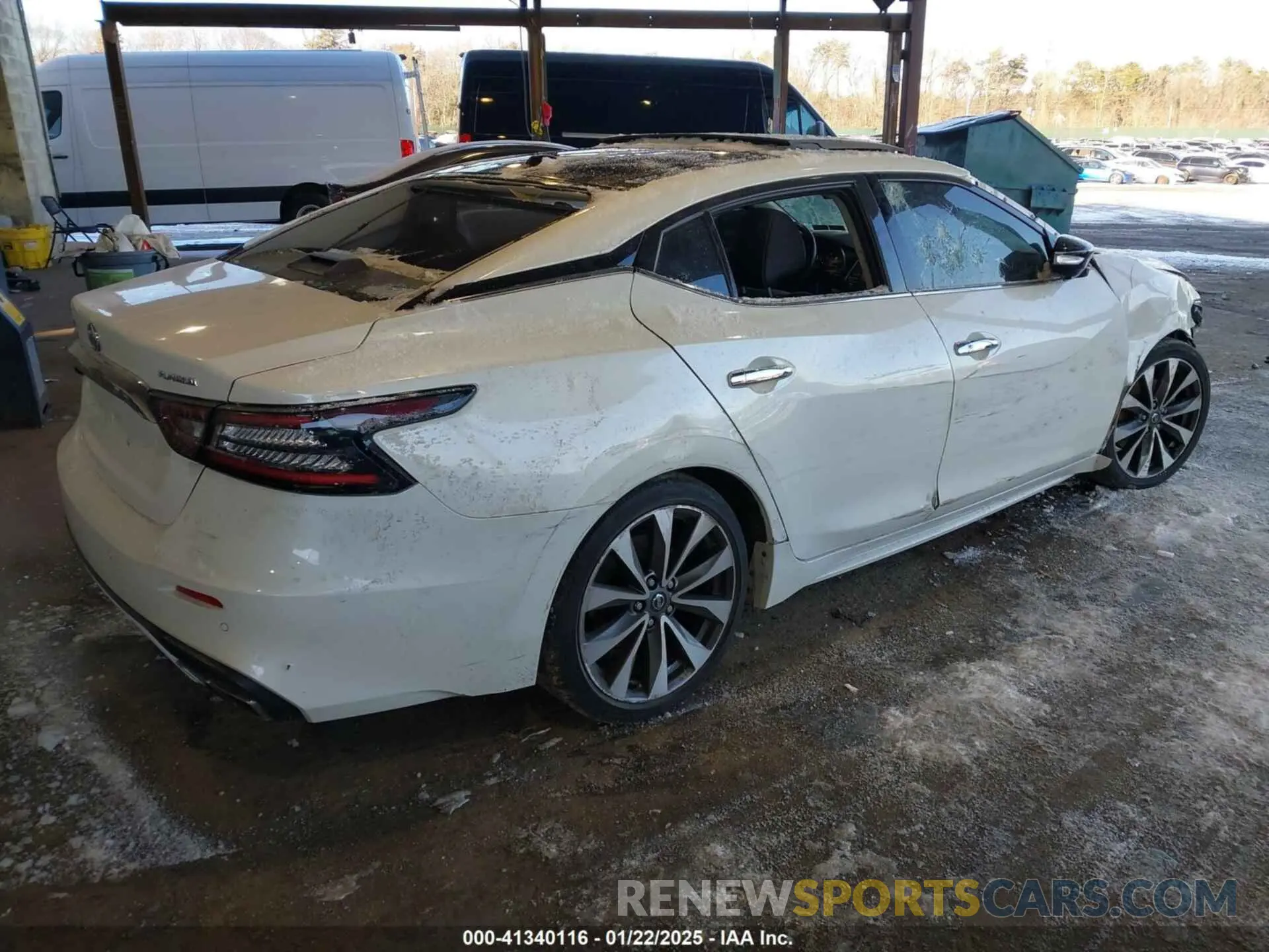 4 fotografías del automóvil dañado 1N4AA6FV5LC385023 NISSAN MAXIMA 2020