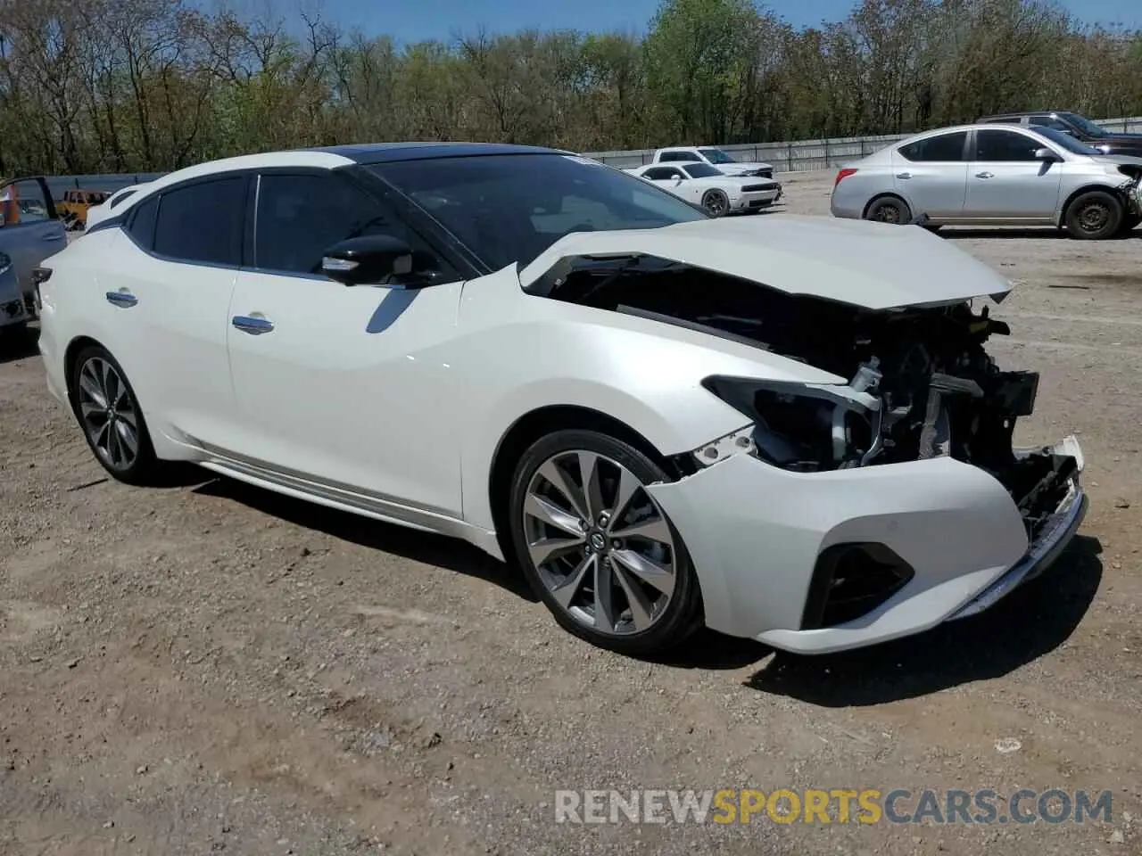 4 fotografías del automóvil dañado 1N4AA6FV8LC381418 NISSAN MAXIMA 2020