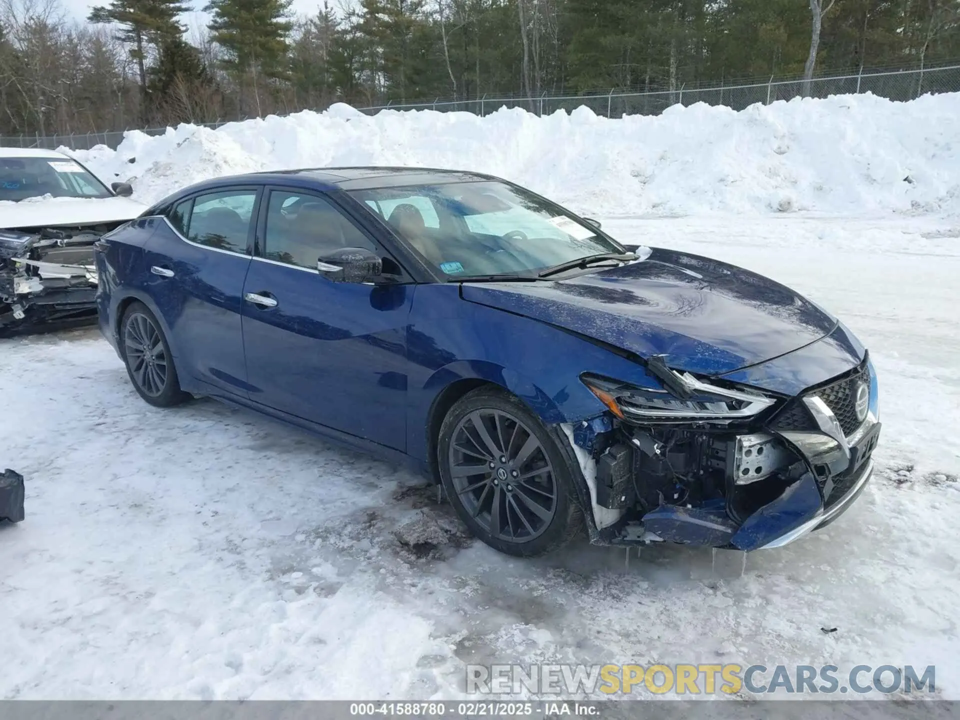 1 fotografías del automóvil dañado 1N4AA6FVXLC380903 NISSAN MAXIMA 2020
