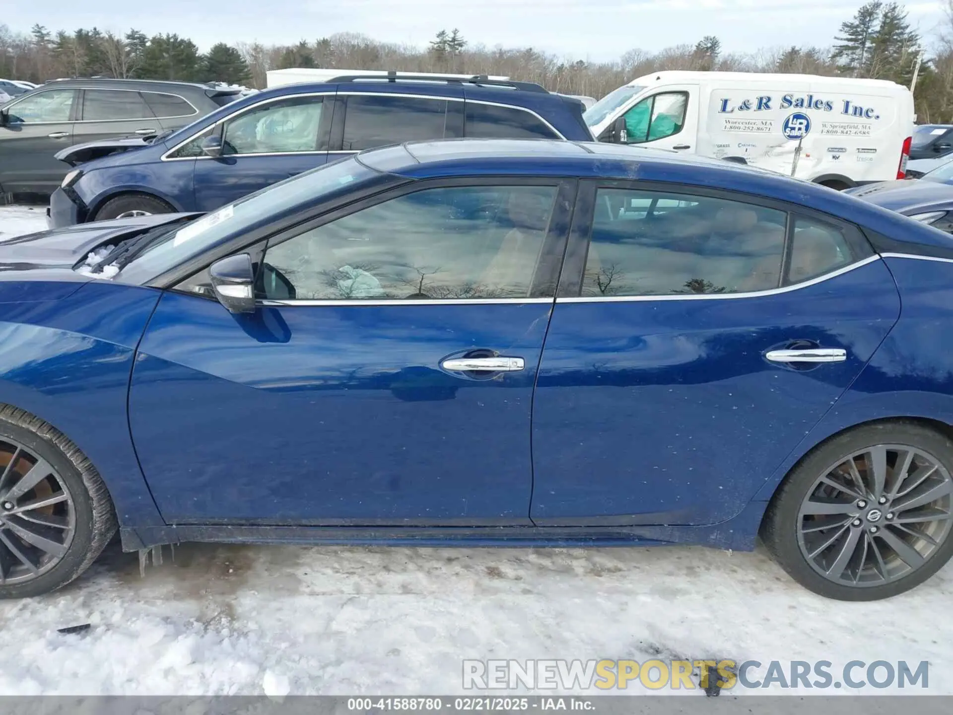 14 fotografías del automóvil dañado 1N4AA6FVXLC380903 NISSAN MAXIMA 2020