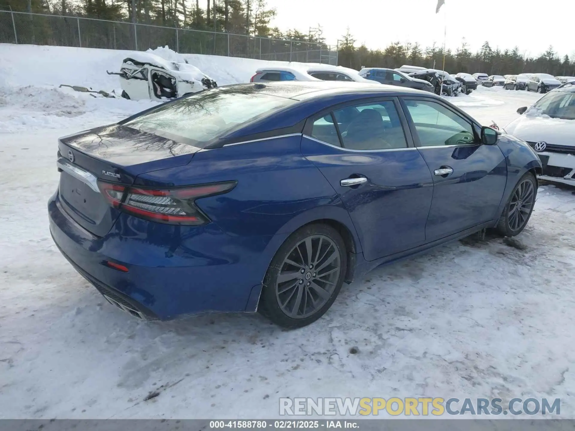4 fotografías del automóvil dañado 1N4AA6FVXLC380903 NISSAN MAXIMA 2020