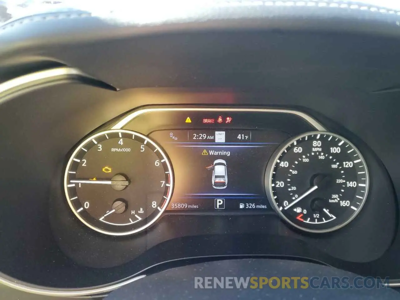 9 fotografías del automóvil dañado 1N4AA6FVXLC382344 NISSAN MAXIMA 2020
