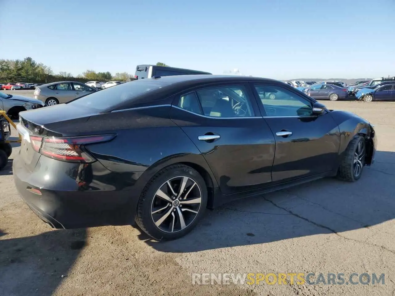 3 fotografías del automóvil dañado 1N4AA6CV1MC506491 NISSAN MAXIMA 2021