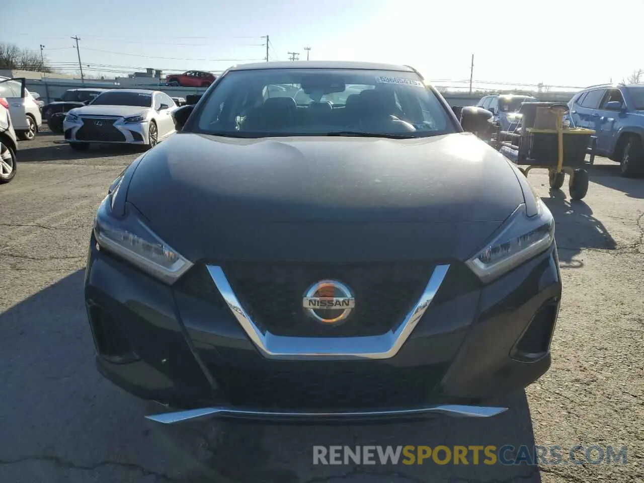 5 fotografías del automóvil dañado 1N4AA6CV1MC506491 NISSAN MAXIMA 2021