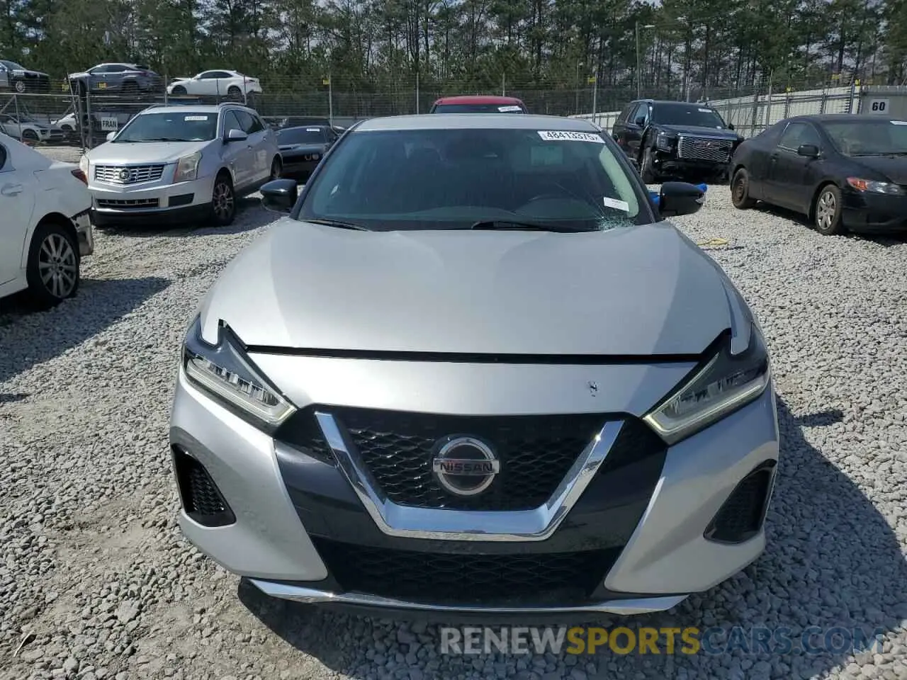 5 fotografías del automóvil dañado 1N4AA6CV1MC513232 NISSAN MAXIMA 2021