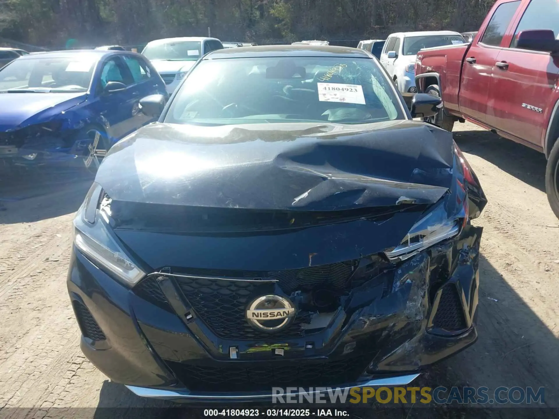 12 fotografías del automóvil dañado 1N4AA6CV1MC513733 NISSAN MAXIMA 2021