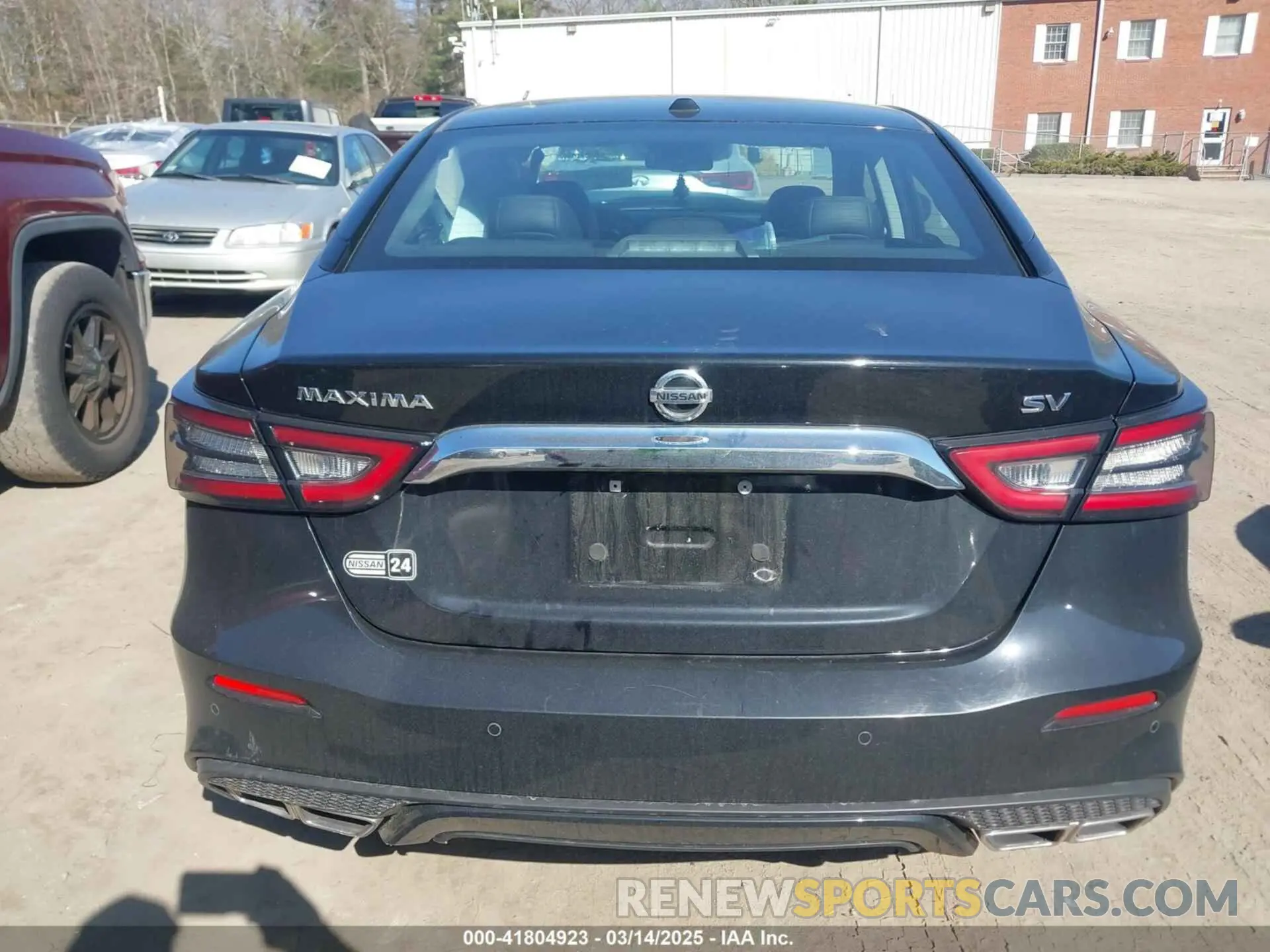 16 fotografías del automóvil dañado 1N4AA6CV1MC513733 NISSAN MAXIMA 2021