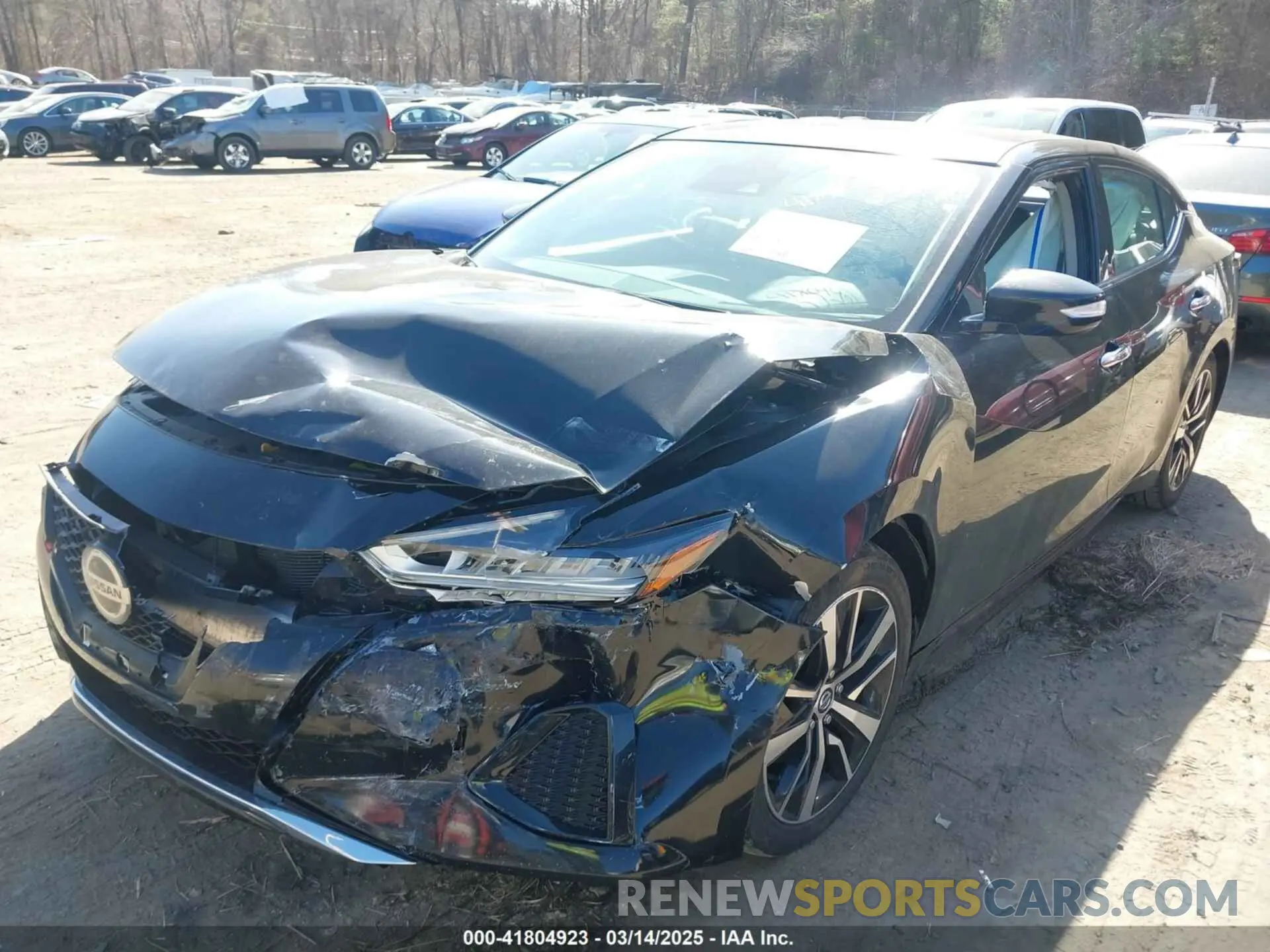 2 fotografías del automóvil dañado 1N4AA6CV1MC513733 NISSAN MAXIMA 2021