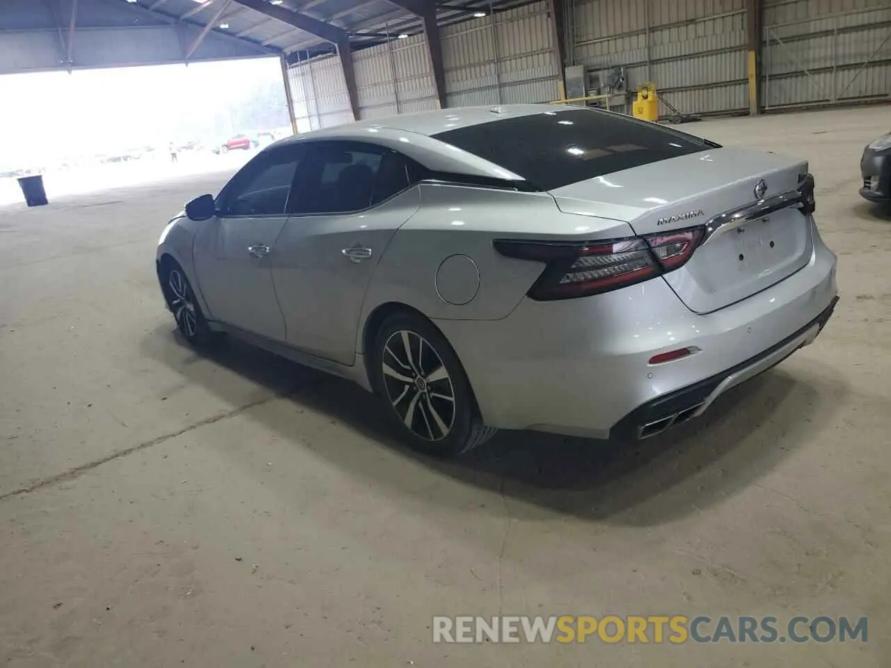 2 fotografías del automóvil dañado 1N4AA6CV1MC514123 NISSAN MAXIMA 2021
